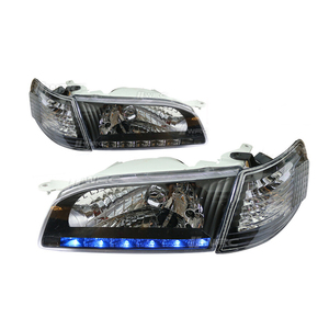 Piezas japonesas para carrocería de coche Ae110 <span class=keywords><strong>1998</strong></span> Led Head Light Crystal Black Lamp - Product Image 1