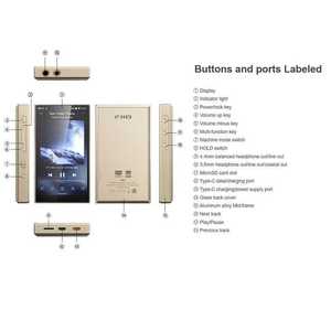 Fiio M21 Di Động Âm Nhạc Máy Nghe Nhạc Android Thông Minh Bluetooth HD Lossless MP3 Máy Nghe Nhạc Cs43198 * 4 Fiio Máy Nghe Nhạc - Product Image 6