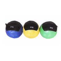 Balón Medicinal SM de Doble Asa, Balón con Peso para Entrenamiento de Fuerza, Ejercicios de Core, Equipo de Gimnasio para Uso Doméstico y Comercial