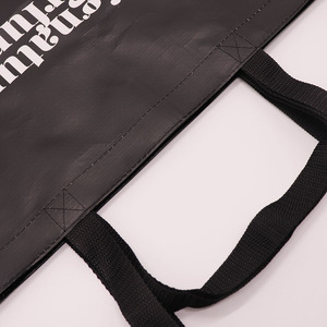 Bolsas de Compras Reutilizables de Gran Capacidad con Logotipo Personalizado, Bolsas de Mano Tejidas de PP Ecológicas y Duraderas - Product Image 4