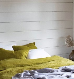 Housse de <span class=keywords><strong>couette</strong></span> et taie d'oreiller 100 % chanvre pur, pièce unique, multicolore, ensemble de literie pour la maison, design personnalisé <span class=keywords><strong>à</strong></span> blocs de couleur, <span class=keywords><strong>sec</strong></span> et confortable - Product Image 1