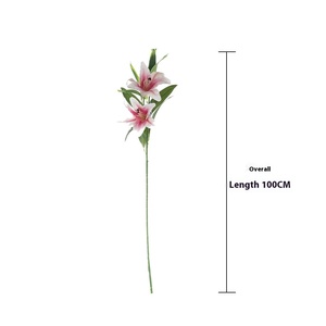 Fabricante al por mayor lirio artificial artesanías de boda flores falsas para la decoración del hogar <span class=keywords><strong>Perfume</strong></span> de película hecho a mano para el Día de San Valentín - Product Image 2