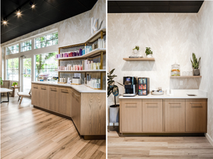 Diseño de Interiores de Salón de Belleza de Lujo |   Estaciones de Estilismo Minimalistas Francesas Modernas, Espejos LED Personalizados de Roble y Latón, Equipamiento Completo para Salón de Belleza - Product Image 5