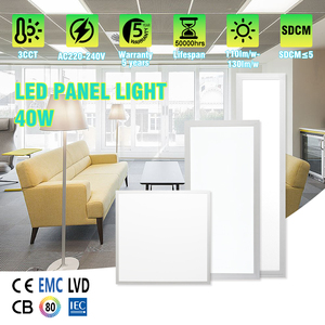A01-BI OSRAM 130Lm/W UGR<19 SDCM≤5 DIP 3CCT 50000H 5Y EN12464-1 Panneau LED de bureau en grille CE <span class=keywords><strong>EMC</strong></span> 60*60 - Product Image 3