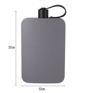 A5 Máy Tính Xách Tay Hình 17Oz Rượu Flagon Hip <span class=keywords><strong>Flask</strong></span> Quà Tặng Thép Không Gỉ Mới Lạ Rượu <span class=keywords><strong>Whiskey</strong></span> Rượu <span class=keywords><strong>Flask</strong></span> Phẳng Chai Nước - Product Image 6