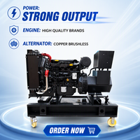 Générateur diesel mobile à châssis ouvert 15kW 20kW 24kW 25kW 30kW 40kW 50kW 60kW 70kW 80kW 100kW 120kW 150kW 180kW 200kW pour alimentation de secours