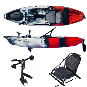 带皮划艇配件脚踏板钓鱼皮艇坐在顶部独木舟/皮艇出售