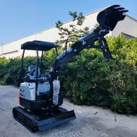 Mini-excavatrice 1,6 tonne, petite pelle hydraulique diesel pour ferme, 1 tonne, 2 tonnes, livraison gratuite, prix compétitif, à vendre