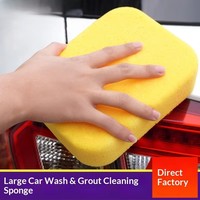 Éponge de lavage de voiture haute densité pour l'entretien esthétique des véhicules, outil de nettoyage domestique et le décapage de la cire