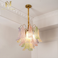 Lustres de style post-moderne pour la maison, en verre de Murano, pour hall d'hôtel, lustre moderne suspendu pour intérieur