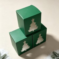 Boîtes en papier personnalisées en gros, design sur mesure, boîtes en papier kraft pour Noël, boîtes à bonbons et biscuits