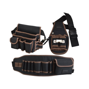 Sac de gestionnaire d'électricien professionnel stockage d'outils de taille de matériel lourd Kit de travailleur en toile Portable Durable avec <span class=keywords><strong>ceinture</strong></span> de forage - Product Image 4