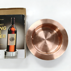 Base d'aérateur de bouteille de vin en acier inoxydable sur mesure, refroidissement rapide pour les amateurs de vin, usinée CNC - Product Image 5