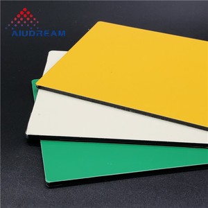 แผ่นอลูมิเนียมคอมโพสิต ACP คุณภาพสูงจาก Aludream ขนาด 3 มม. 4 มม. สำหรับตกแต่งภายนอกอาคาร เป็นมิตรกับสิ่งแวดล้อม ลดราคาพิเศษ - Product Image 1