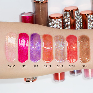 Diamond-Studded <b>Lip</b> Gloss 5ml Moisturizing Glossy Long Lasting Glitter <b>Lip</b> Color - Product Image 3