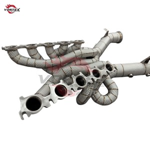 Collecteur d'échappement à catalyseur haute performance Vortex Fast Shipping avec bouclier chauffant pour pièces de tuning Lamborghini EVO/STO - Product Image 5