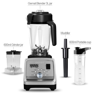 Licuadora Gemar 3 en 1 de 4200 ml, multifunción, exprimidor, molinillo, vaso mezclador portátil - Product Image 2