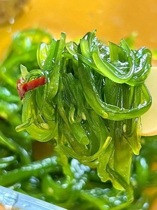 Wakame Stalk Salade d'algues Wakame Strip Wakame Tiges de <span class=keywords><strong>moutarde</strong></span> de mer coupées - Product Image 4