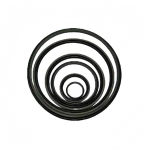 Spring-preloaded, single-acting rotary lip seal, fixed in axial open groove with pressure plate