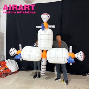 Décoration sur le thème aérien du <span class=keywords><strong>satellite</strong></span> gonflable, <span class=keywords><strong>satellite</strong></span> artificiel gonflable pour les activités d'affichage - Product Image 3