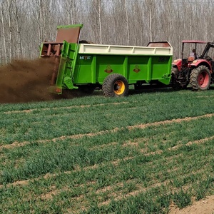 Imetec Spandiconcime a Trazione per Fattoria 8-12m³, Macchina Spargiconcime Solido per Letame Bovino, Spargimento 8-12m di Altezza - Product Image 1