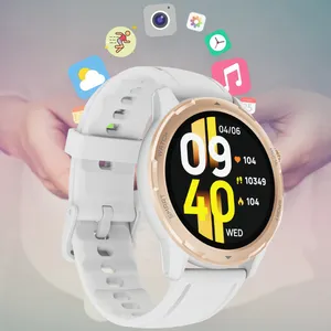 Redondo Smartwatches Relógio Inteligente Impermeável Ip68 Passometer Pulseira Inteligente Dispositivos De Medição De Freqüência Cardíaca