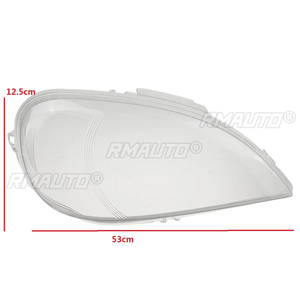 สำหรับเบนซ์ เอ็มแอล คลาส W163 2002-2005 ฝาครอบไฟหน้าโปร่งใสโคมไฟไฟหน้าเปลือกเพล็กซิกลาสเปลี่ยนเลนส์เดิม - Product Image 4