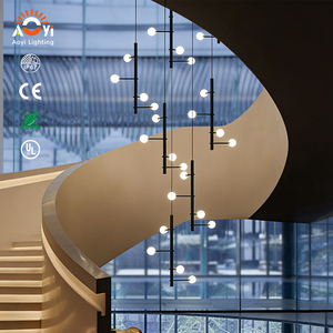 <span class=keywords><strong>Plafonnier</strong></span> LED Aoyi Lighting à <span class=keywords><strong>branches</strong></span> géométriques - Décoration contemporaine pour résidence et manoir haut de gamme - Product Image 1