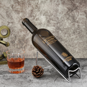 Bouteille en verre vide personnalisée Flint 750ml 500ml avec <span class=keywords><strong>bouchon</strong></span> en liège pour whisky spiritueux liqueur - Product Image 6