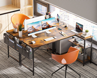 SAMKAI DNZ-14 ordinateur bureau étudiant maison moderne feutre de laine noir avec trou de câble mécanique moderne portable cadre étui