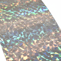 Film de lamination holographique à haute barrière personnalisé en usine, matériau PET écologique pour couverture de livre et carte