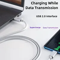 Câbles de données USB-A Type C, charge rapide 2A, chargeur pour téléphone portable Samsung Huawei Android, cordon de batterie externe 0,2M 0,5M à 1M 2M 3M