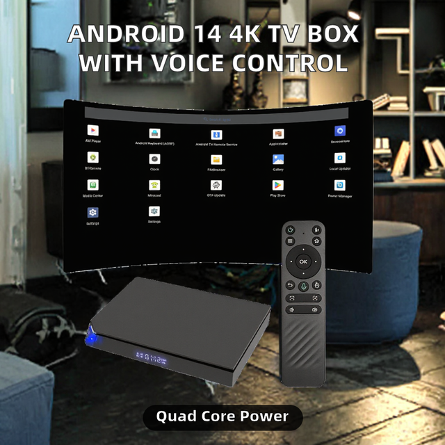 Hot Direct Factory 2GB16GB Android 14 RTC Battery CZ2000 Set Top Box Quad Core AmlogicS905X5M WiFi6 BT5.4 LAN1000M Media Player