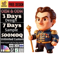 WEIMEI Design Muñecas de Acción de Juguete de Tendencia Aristocrática Europea, Figuras de Acción de PVC Personalizadas Q Royal, Juguetes de Caja Sorpresa, Marca ODM IP