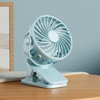 Ventilateur portable multifonctionnel pour poussette, dortoir étudiant, mini-ventilateur de bureau extérieur
