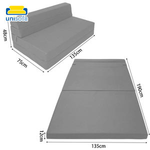 Unisofa Sofá Cama de 3 Asientos para Sala de Estar, Sofá Grande Convertible Lavable para Perros, Cama de Espuma Viscoelástica para Perros, Sofá Cama Plegable para Espacios Pequeños - Product Image 2