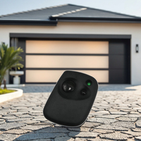 Télécommande de porte de garage, 2 boutons, 433Mhz, universel, noir, Code de roulement, design de brevet, automobile
