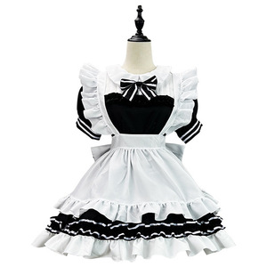 Cute Black And White Classic Maid Outfit Cosplay Costume For Game Anime Role Playing Plus Size European And Japanese Style - Product Image 5