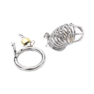 Paslanmaz çelik Metal erkek bekaret cihazı Hollow Penis esaret kilit horoz kafes seks oyunu oyuncaklar erkekler için yetişkin - Product Image 2