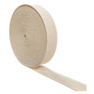 厚手25/38/<span class=keywords><strong>50mm</strong></span>幅コットン天然ポリエステルコットン生地織りキャンバスウェビング - Product Image 1