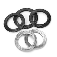 High-Strength Serrated Zinc External Tooth Wedge Lock Washers Stainless Steel 304 Anti-Vibration Heavy-Duty Industrial Fastening