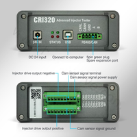 Testeur d'injecteurs diesel à bobine piézoélectrique CRI320, 6 canaux, contrôle USB par PC, pour outil de mesure d'injecteurs électromagnétiques Common Rail