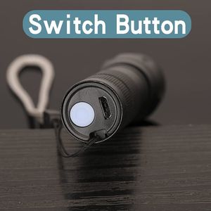 Lampe torche tactique mini COB LED étanche en alliage d'aluminium avec zoom, lumière du jour 6000K, lampe de travail de poche d'urgence, vente en gros - Product Image 2