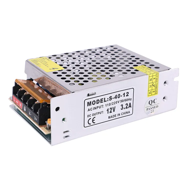 AC 110V 220V à 12V DC LED alimentation à découpage 1A 2A 3A 2.5A 5A 8A 10A 15A 20A 30A 40A 50A pour bande lumineuse Led