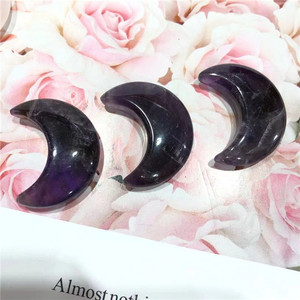 Bán buôn tự nhiên đánh bóng vật liệu hỗn hợp tinh thể mặt trăng hình tinh thể chữa bệnh đá cho quà tặng mặt trăng hình dạng đá trang trí - Product Image 4