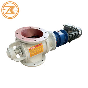 שסתום פריקת אפר סיבובי עם אימפלר אבקה מפלדת אל-חלד, מאוורר ניתוק מסוג כוכב חדש של ז'נגקאנג, 380V - Product Image 3