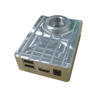 Boîtier en acier inoxydable durable usiné CNC monobloc pour capteurs industriels avec fixation personnalisée
