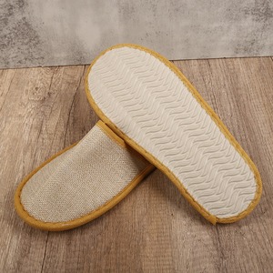 Chausson d'hôtel écologique en lin jetable biodégradable recyclable doux et portable Commodités d'hôtel pour Airbnb - Product Image 5