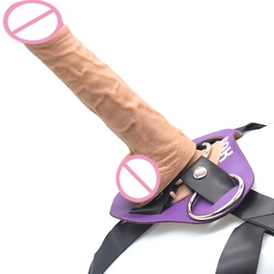 FAAK-G310 20cm Long Big Lifelike Silicone Strapon <b>Dildo</b> Penis with Strap on Sex Toys for Women Ladies - Product Image 2