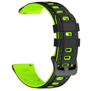 22mm <span class=keywords><strong>cinturino</strong></span> in Silicone a sgancio rapido <span class=keywords><strong>cinturino</strong></span> in stile Mecha doppio colore <span class=keywords><strong>cinturino</strong></span> sportivo <span class=keywords><strong>per</strong></span> <span class=keywords><strong>orologio</strong></span> <span class=keywords><strong>Huawei</strong></span> - Product Image 1